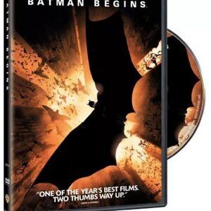 Batman Begins Full Screen DVD Disc Super Hero NEW